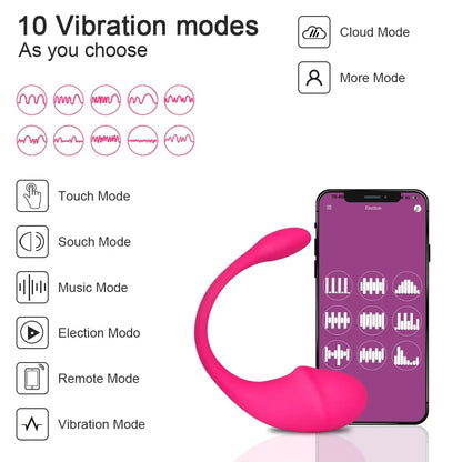 Remote / App-Controlled Vibrator Egg