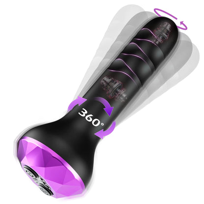Dual-Motor Anal Vibrator & Butt Plug with 10 Modes
