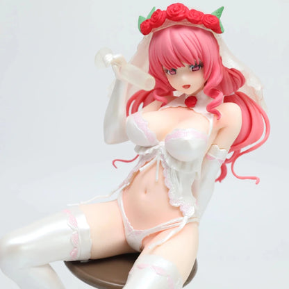 Pink Hair Bride Figure - Wedding Rose Veil Ver.